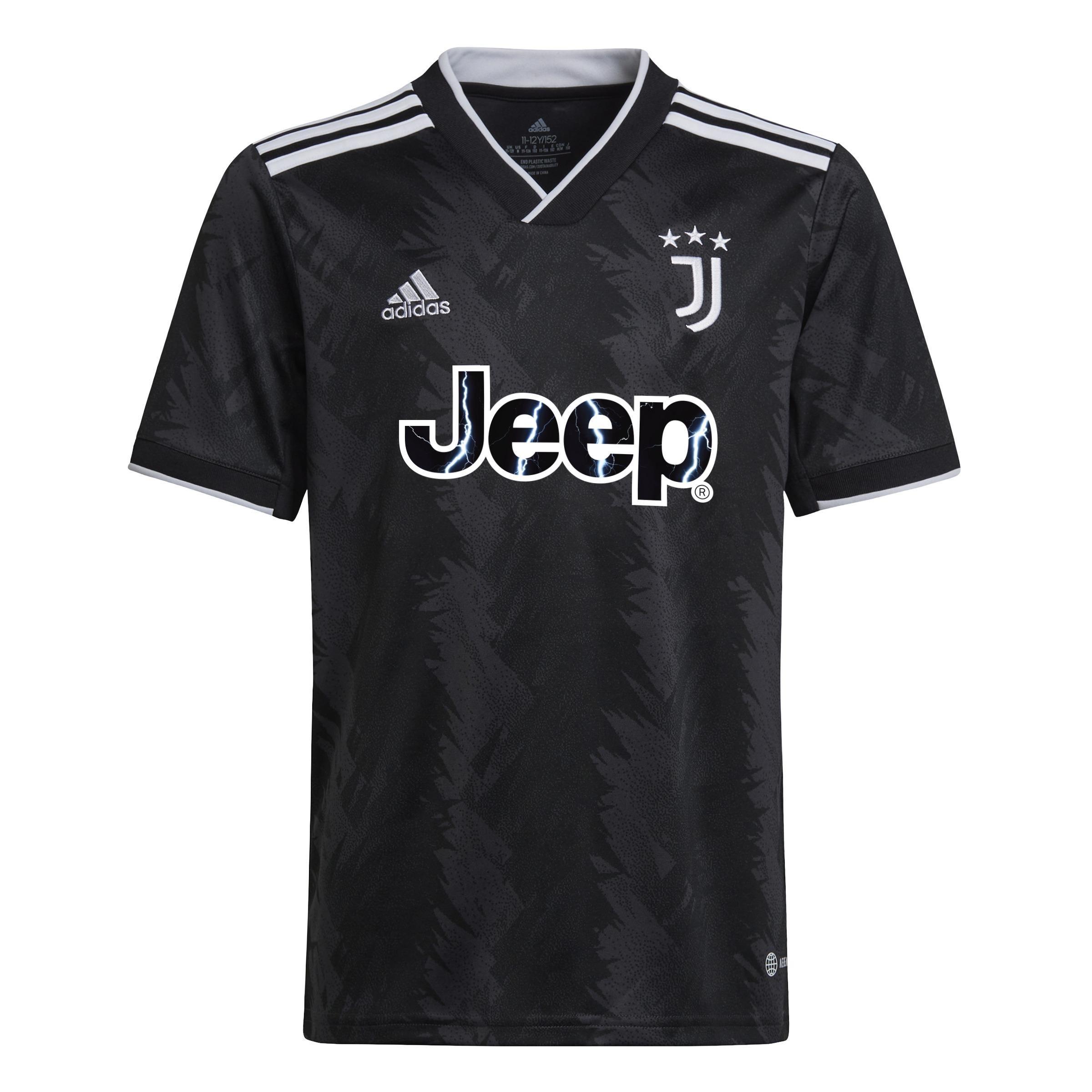 Kids Juventus 22/23 Away Jersey, Black, A901_ONE, large image number 0