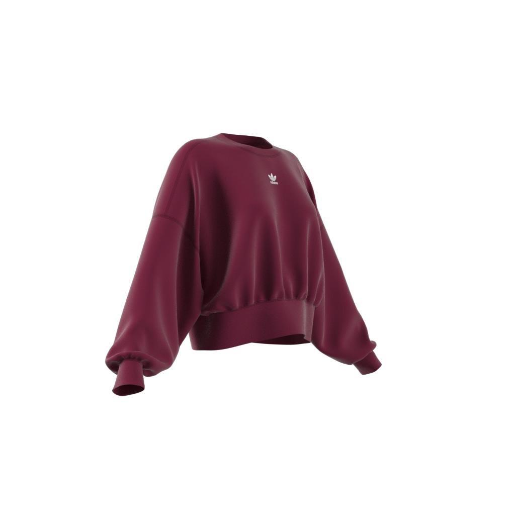 Adicolor Essentials Fleece Sweatshirt, Red, A901_ONE, large image number 0