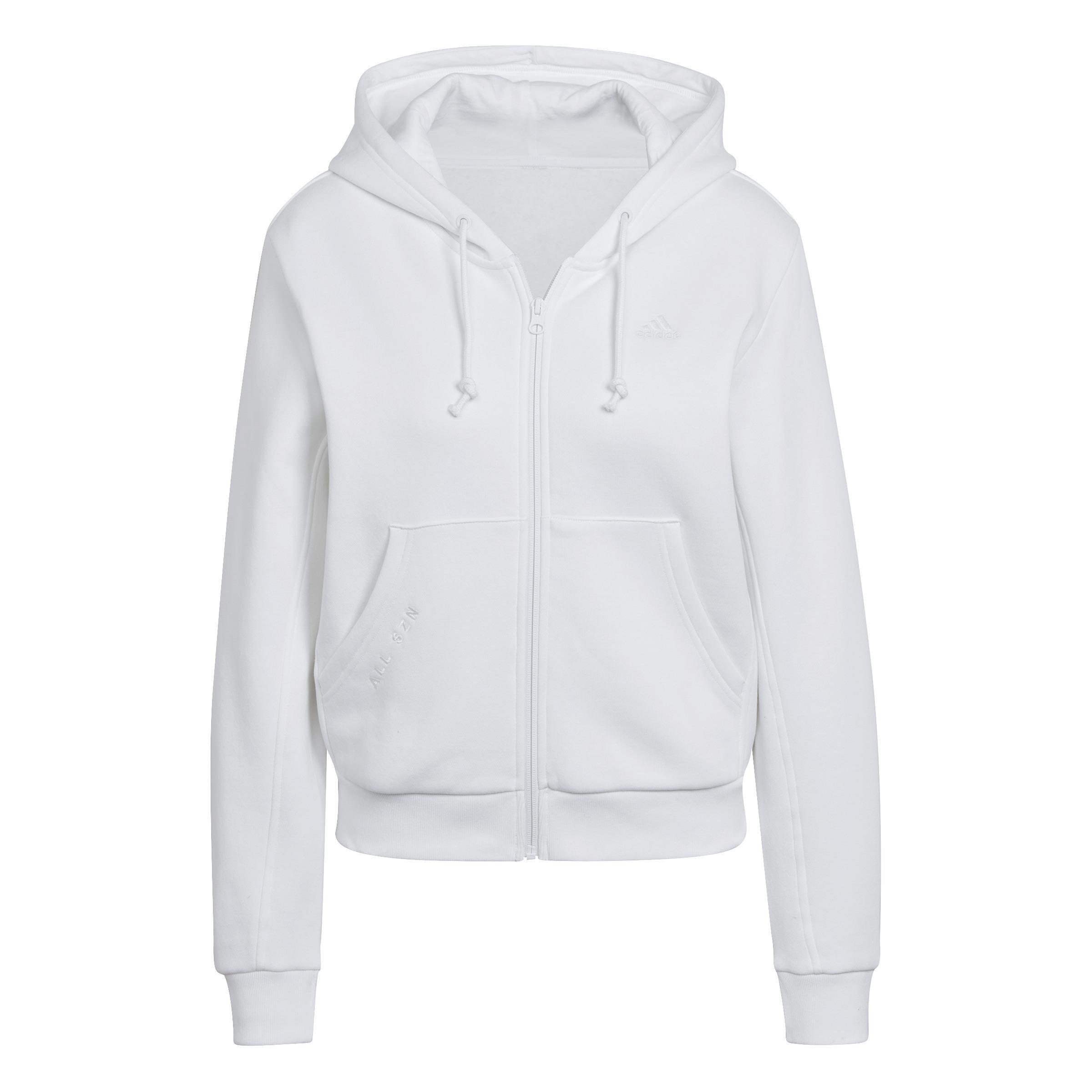ALL SZN Fleece Full-Zip Hoodie, White, A901_ONE, large image number 0