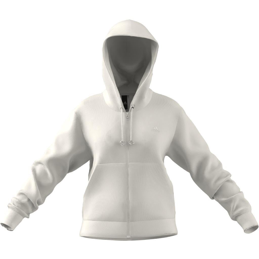 ALL SZN Fleece Full-Zip Hoodie, White, A901_ONE, large image number 3