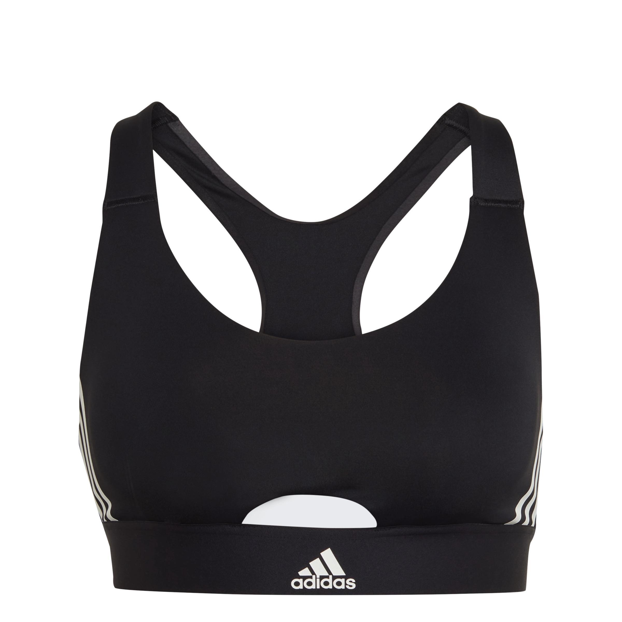 Powerreact Training Medium-Support Hyperglam Bra, Black, , large image number 0