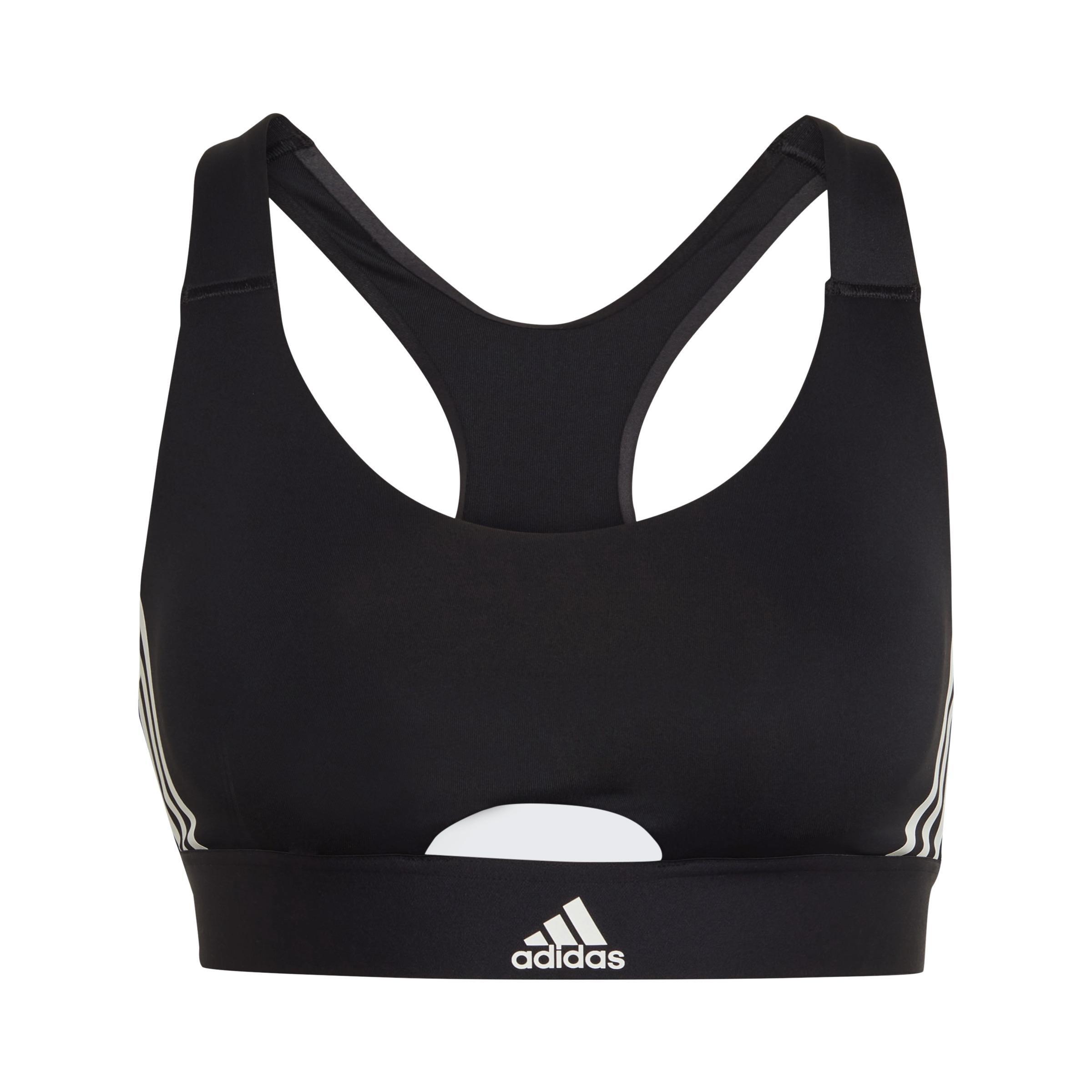 Powerreact Training Medium-Support Hyperglam Bra, Black, , large image number 1