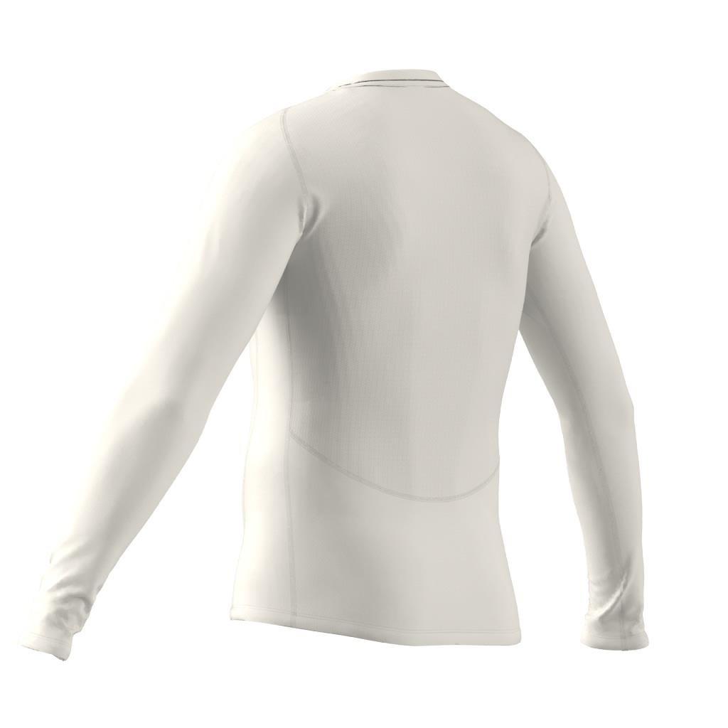 Techfit Training Long-Sleeve Top, White, A901_ONE, large image number 6