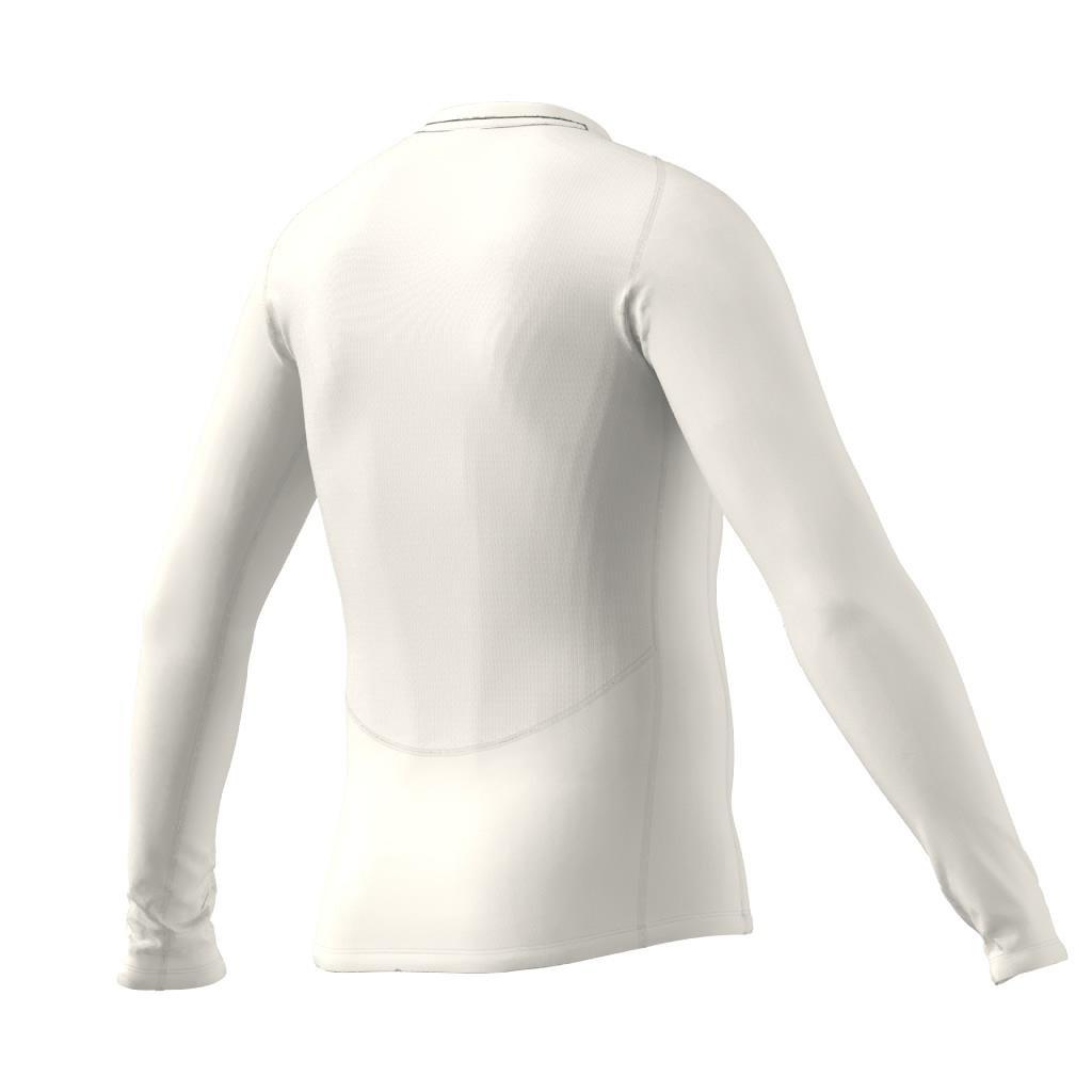 Techfit Training Long-Sleeve Top, White, A901_ONE, large image number 7