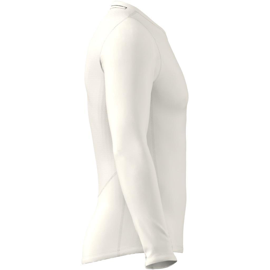 Techfit Training Long-Sleeve Top, White, A901_ONE, large image number 8