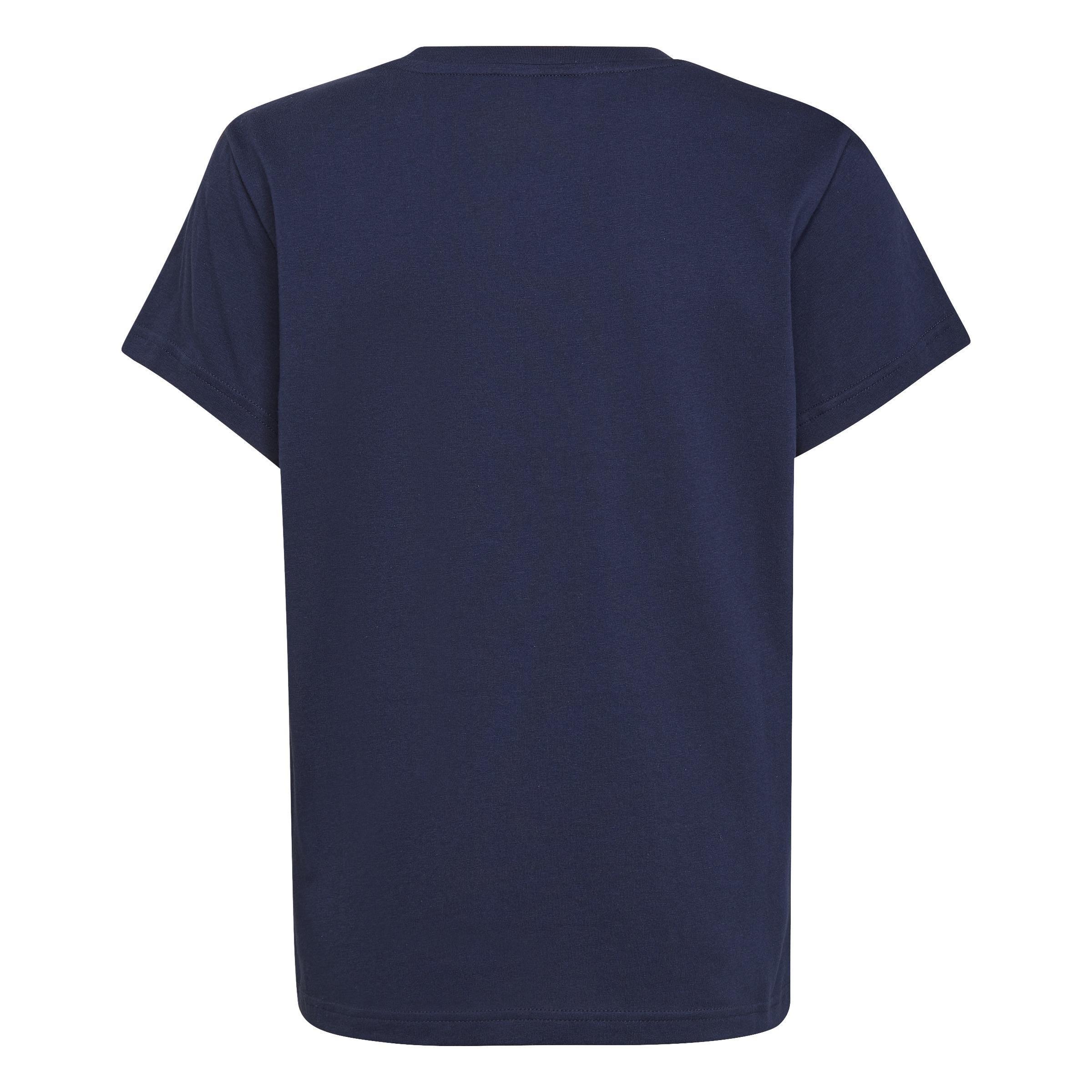Unisex Kids Trefoil T-Shirt, Blue, A901_ONE, large image number 2