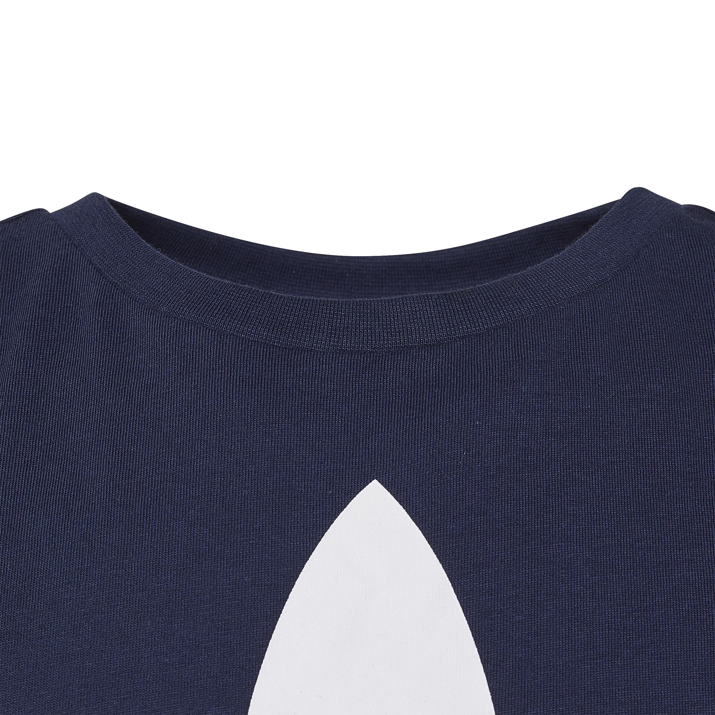 Unisex Kids Trefoil T-Shirt, Blue, A901_ONE, large image number 3