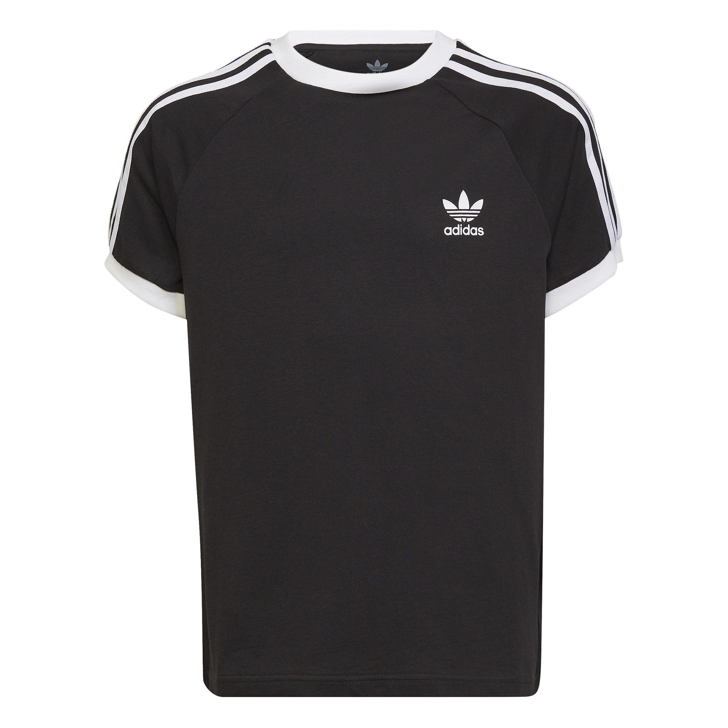 Unisex Kids Adicolor 3-Stripes T-Shirt, Black, , large image number 1