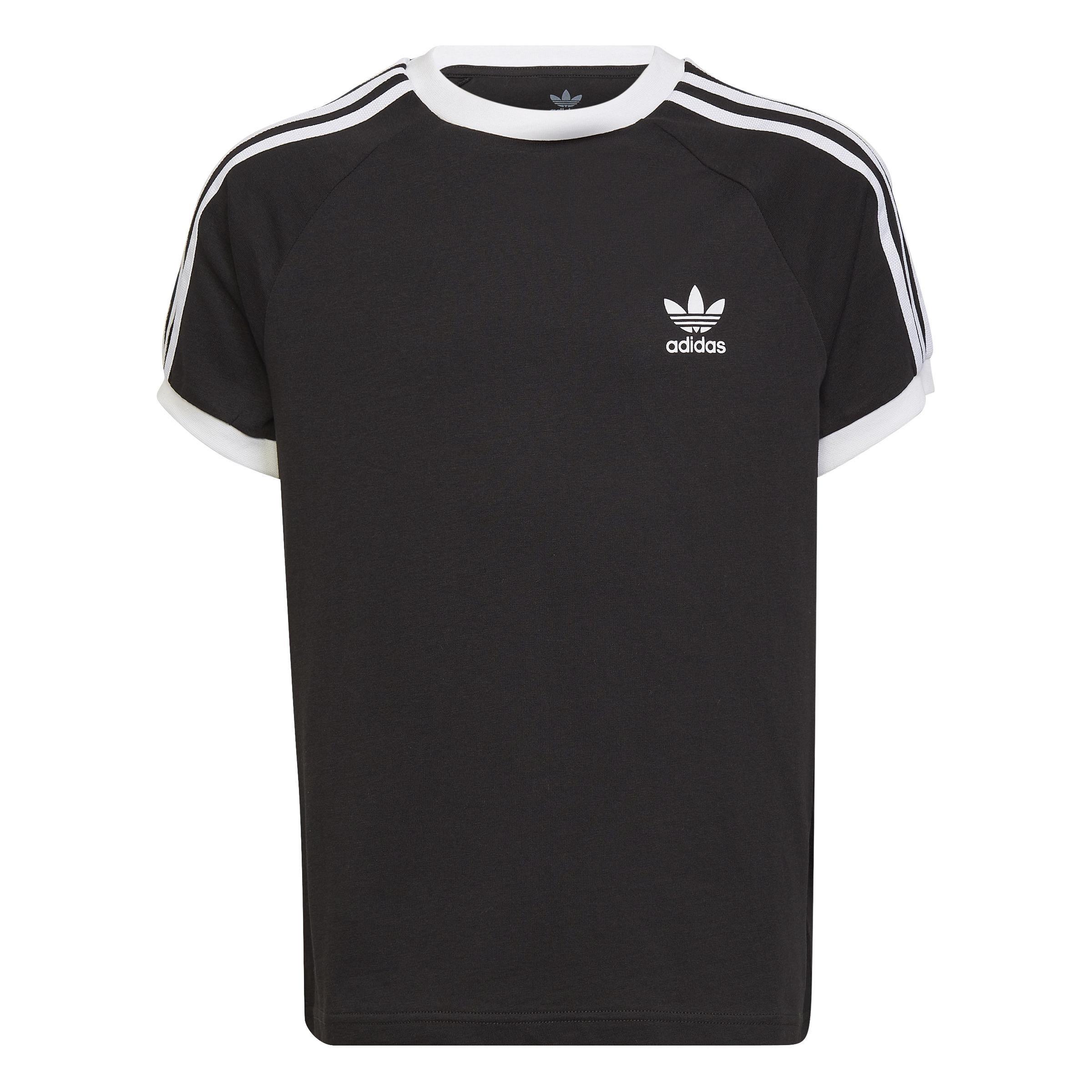 Unisex Adicolor 3-Stripes T-Shirt, Black, A901_ONE, large image number 1