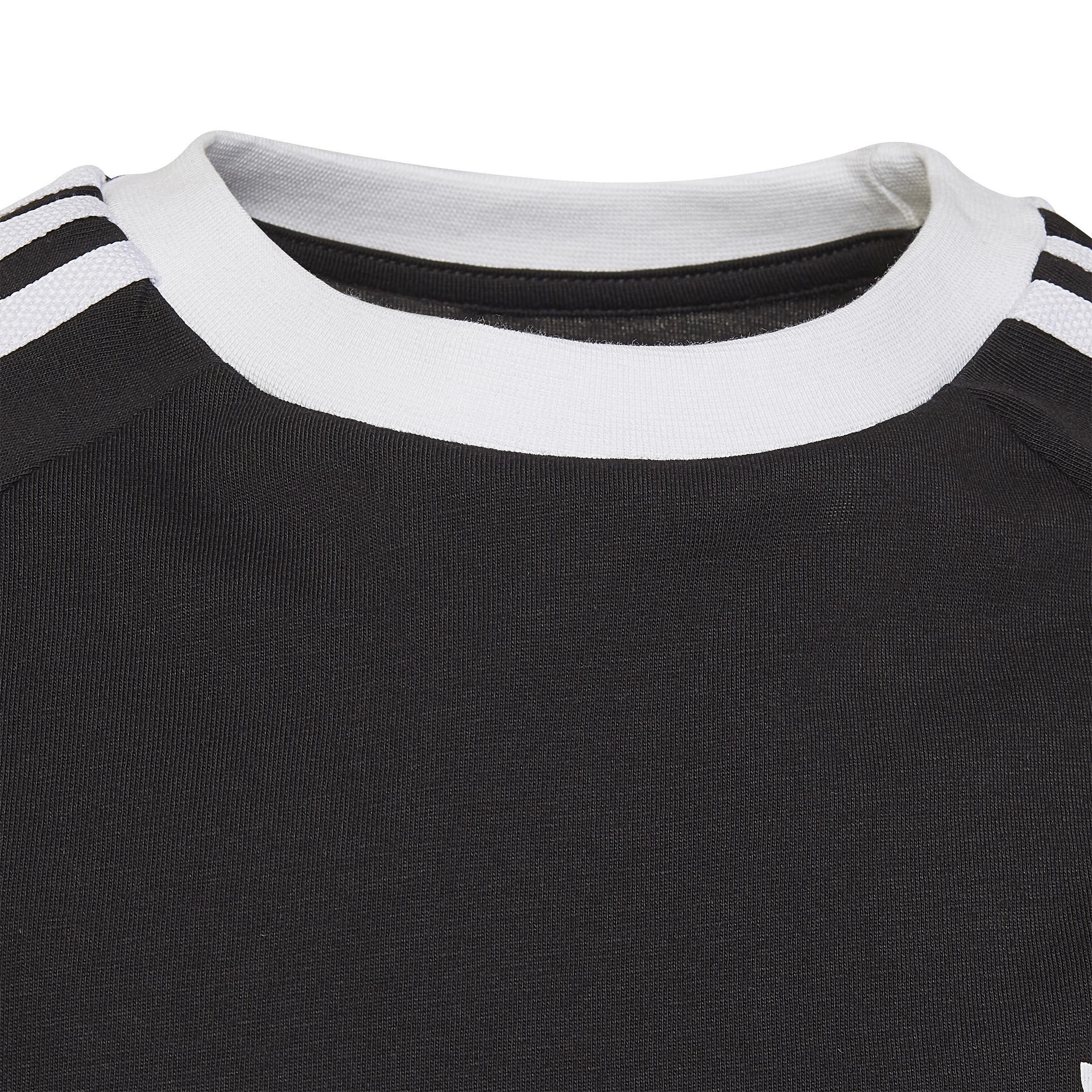 Unisex Kids Adicolor 3-Stripes T-Shirt, Black, , large image number 3