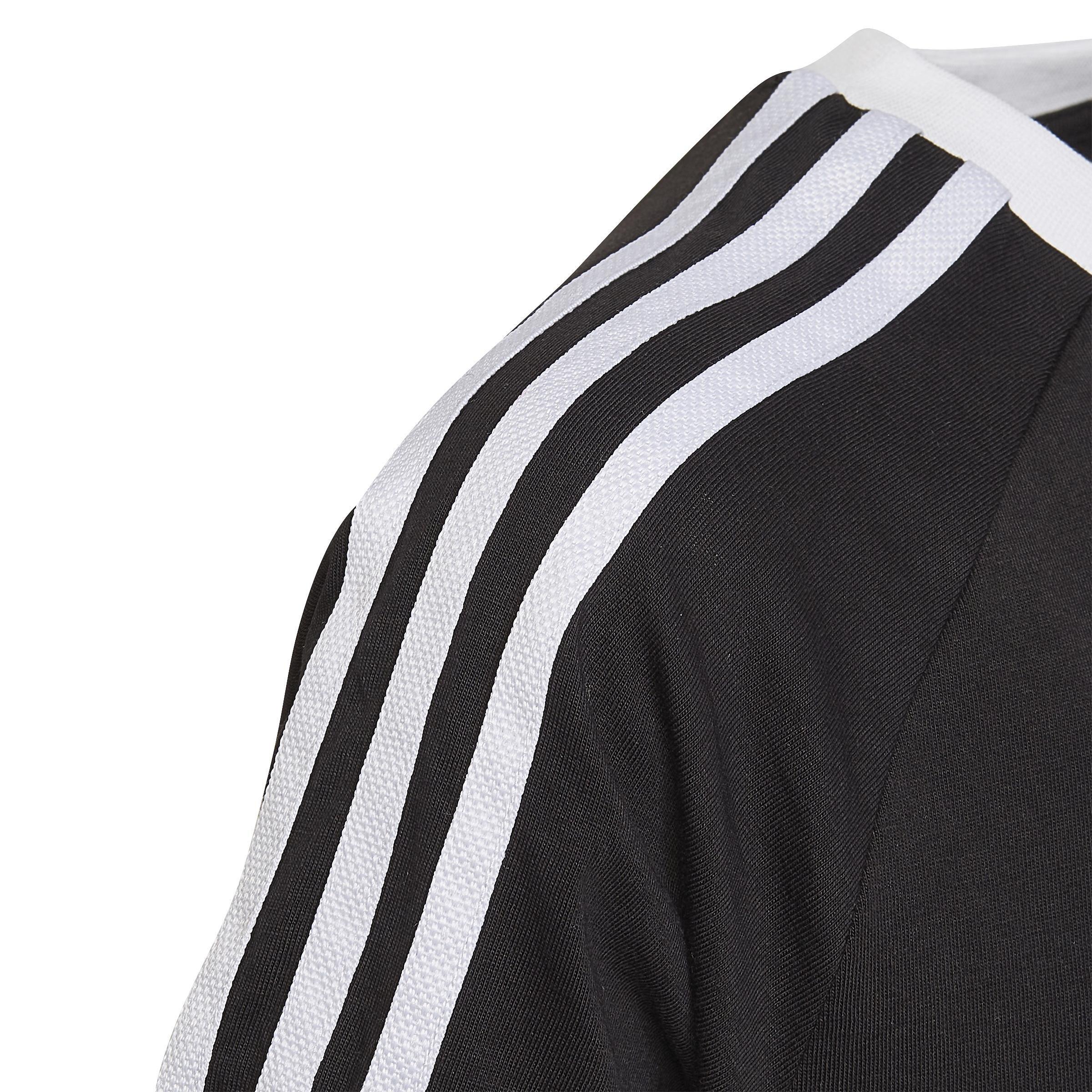 Unisex Kids Adicolor 3-Stripes T-Shirt, Black, , large image number 4