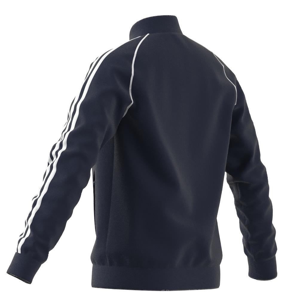 Unisex Kids Adicolor Sst Track Top, Blue, A901_ONE, large image number 6