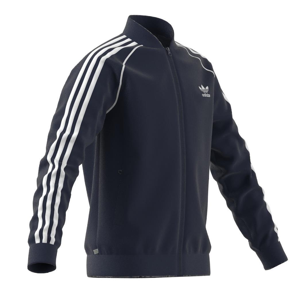 Unisex Kids Adicolor Sst Track Top, Blue, A901_ONE, large image number 12