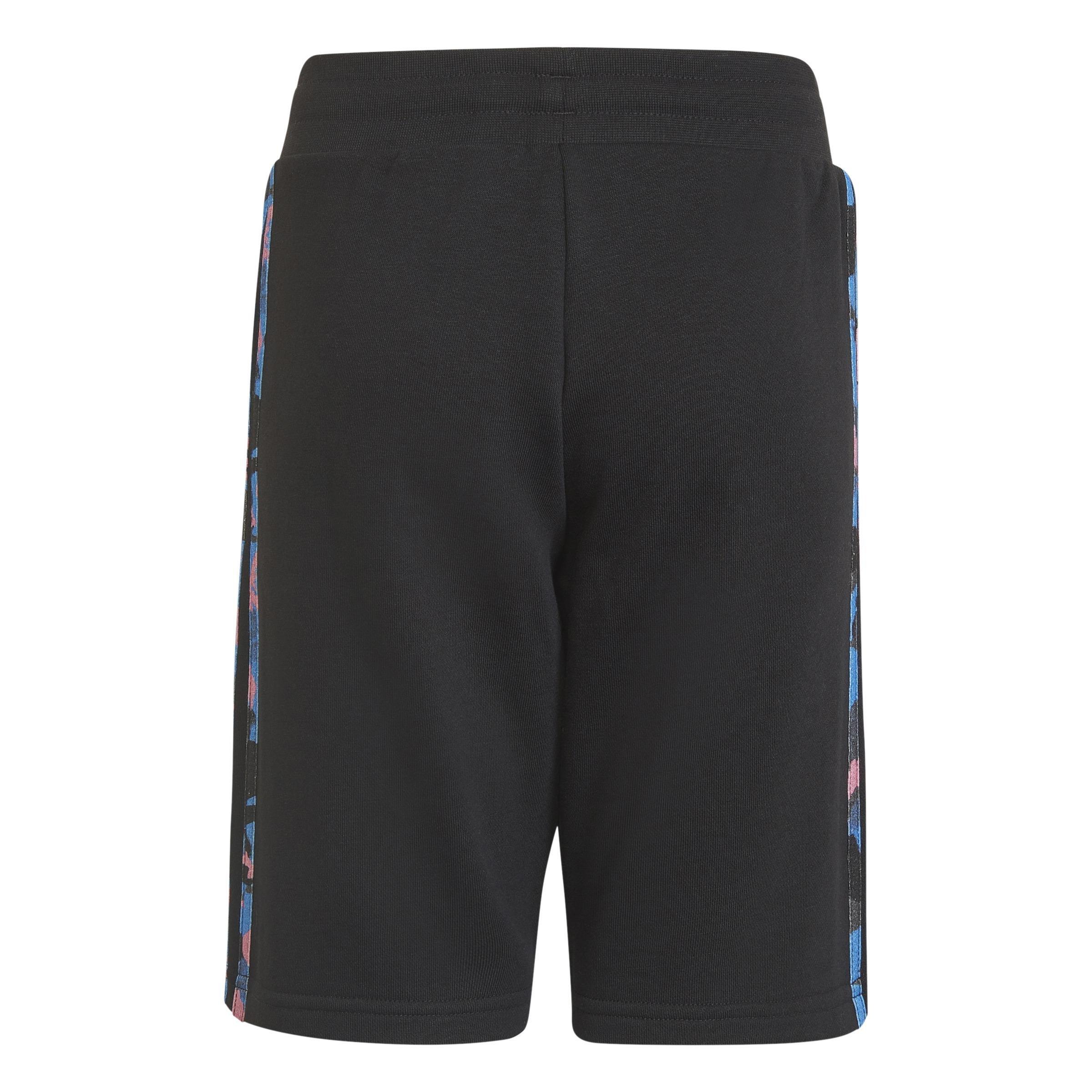Unisex Kids Camo Shorts, Black, , large image number 2