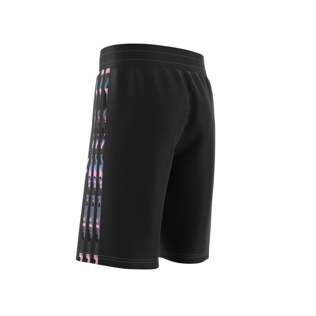 Unisex Kids Camo Shorts, Black, , large image number 10