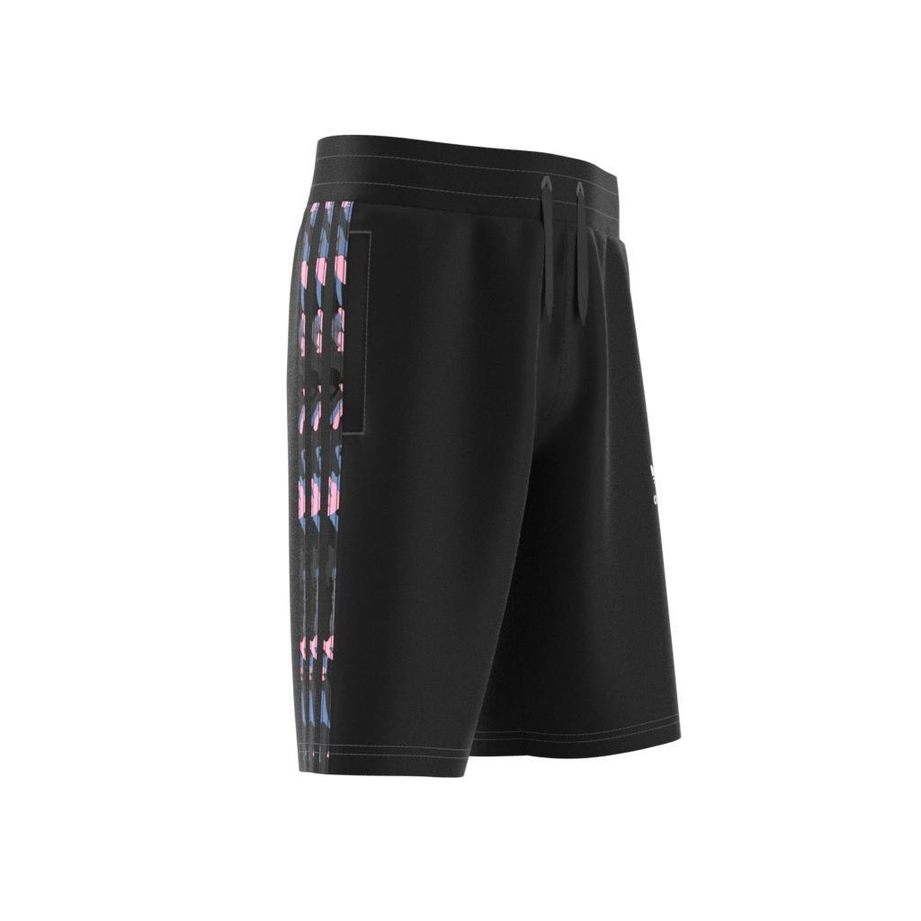 Unisex Kids Camo Shorts, Black, A901_ONE, large image number 12