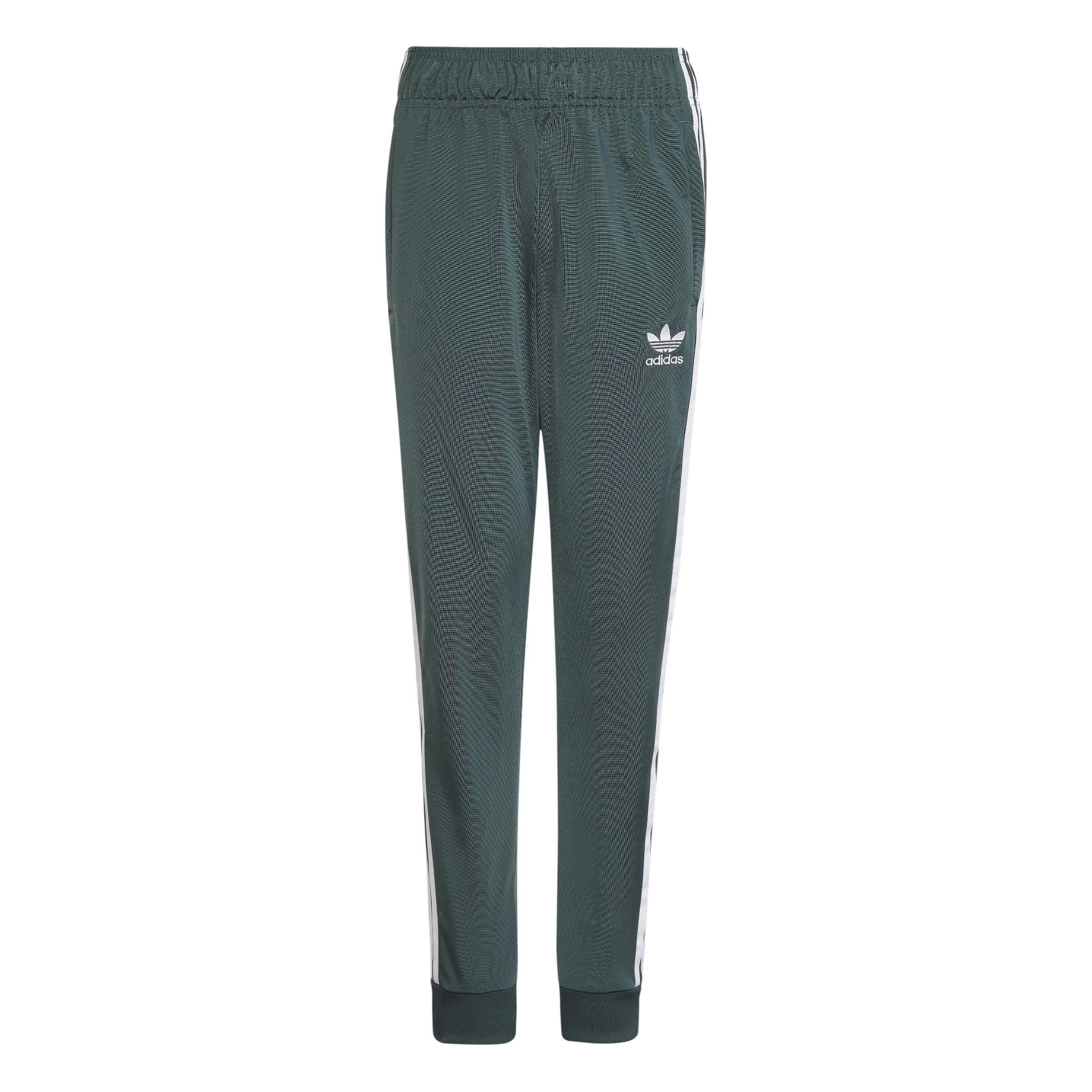 Unisex Kids Adicolor Sst Tracksuit Bottoms, Green, A901_ONE, large image number 1