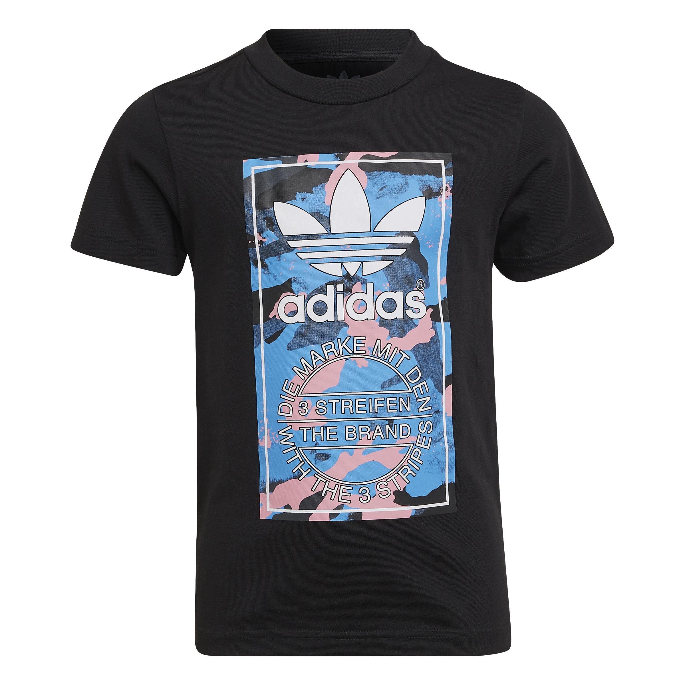 Unisex Kids Camo Shorts And Tee Set, Black, A901_ONE, large image number 10