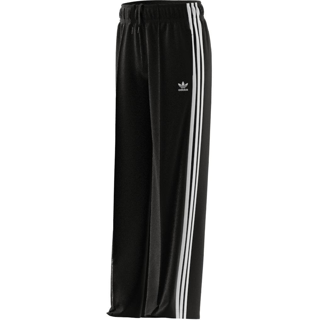 Kids Adicolor Wide Tracksuit Bottoms, Black, A901_ONE, large image number 8