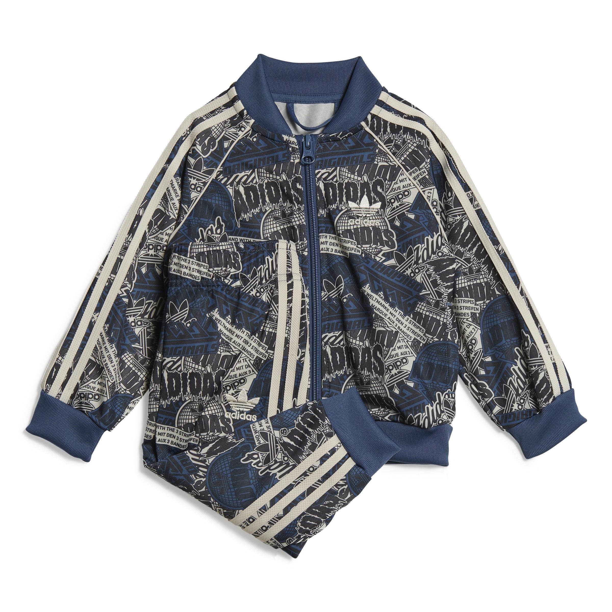 Unisex Kids Allover Print Tracksuit, White, , large image number 0