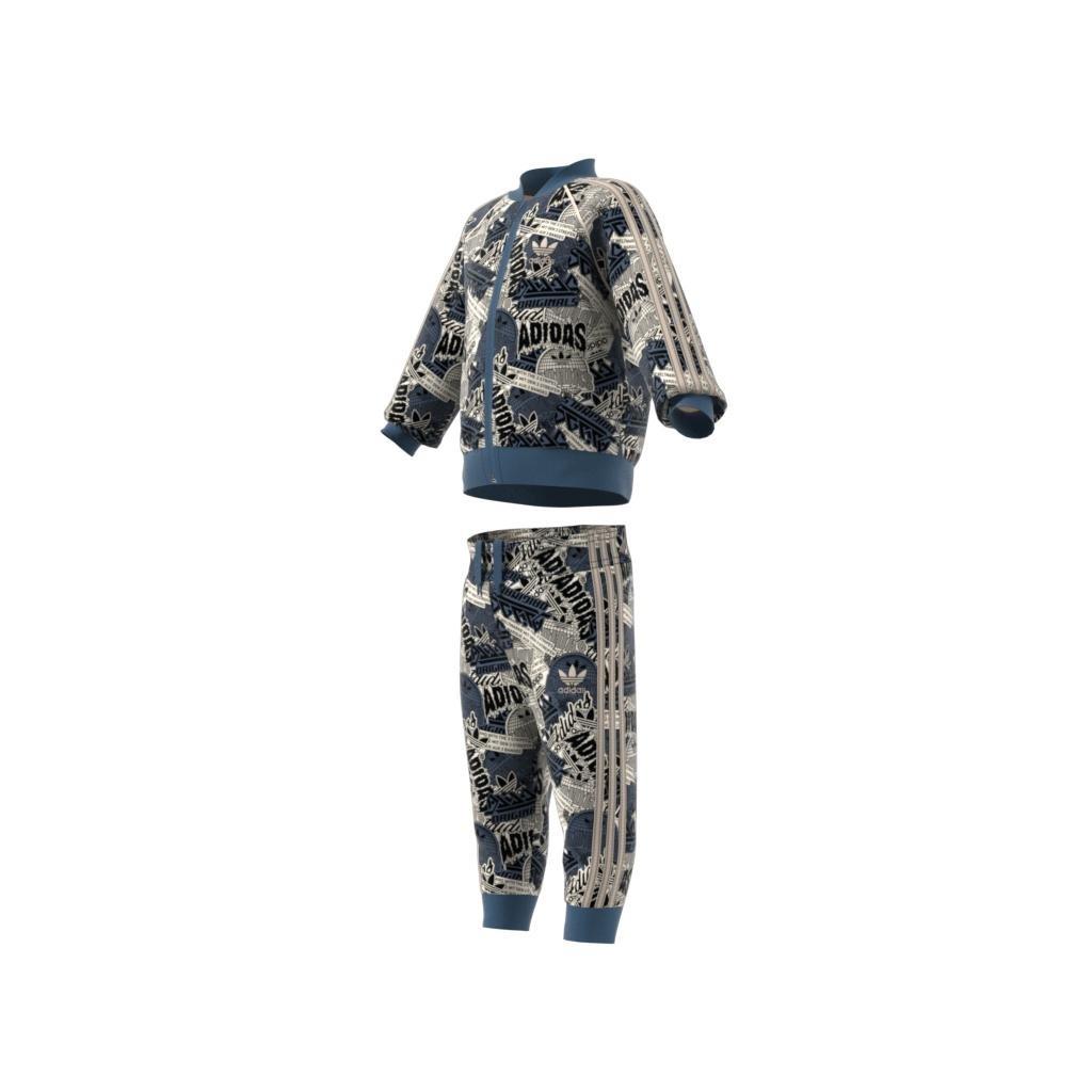 Unisex Kids Allover Print Tracksuit, White, , large image number 4