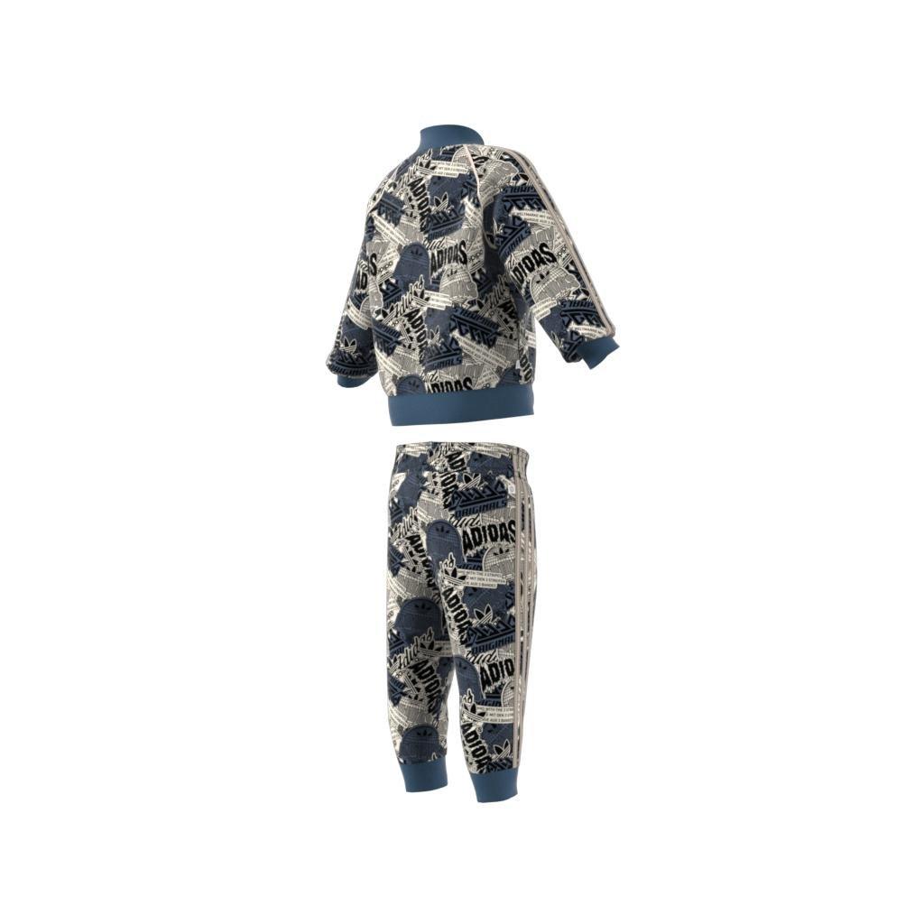Unisex Kids Allover Print Tracksuit, White, , large image number 5