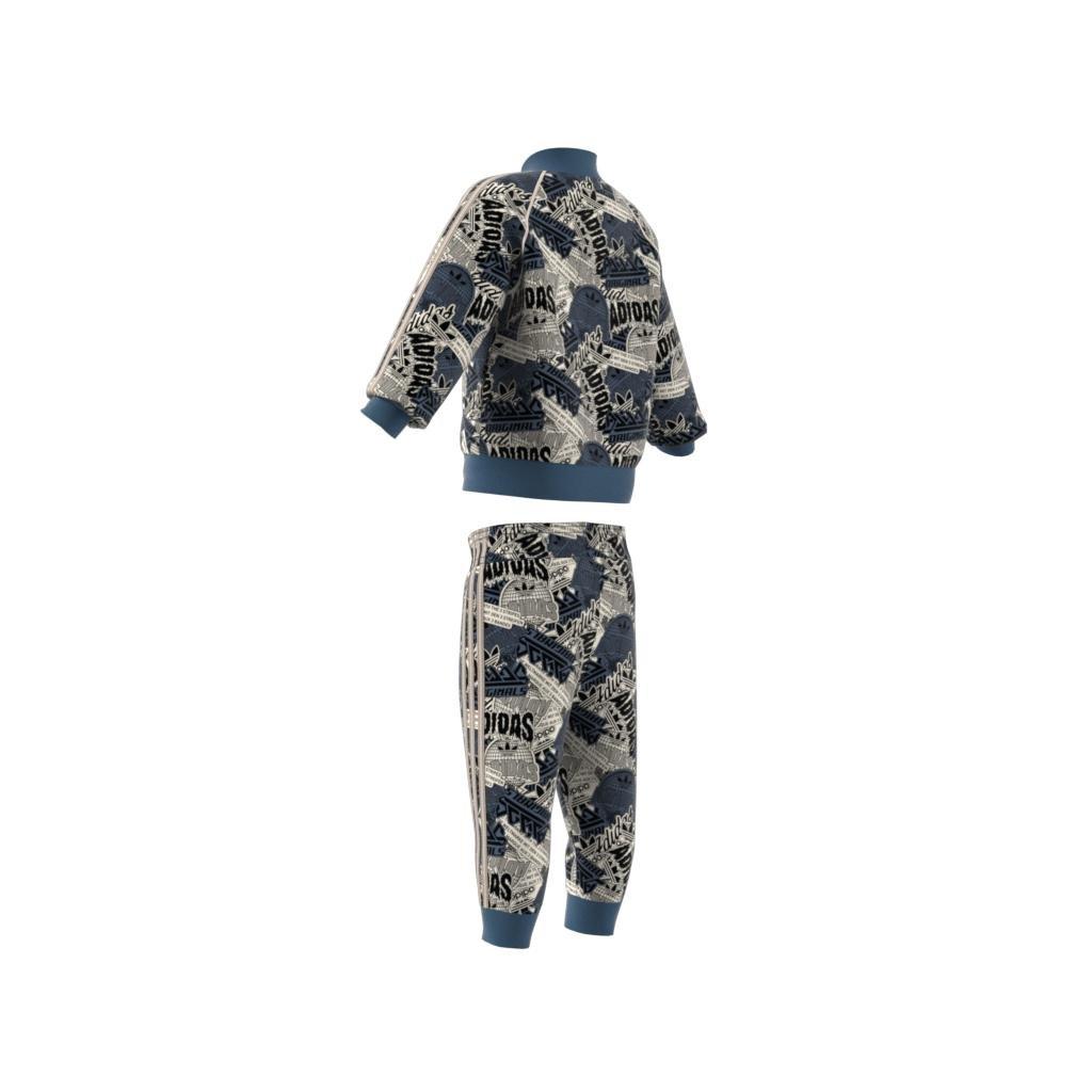 Unisex Kids Allover Print Tracksuit, White, , large image number 11