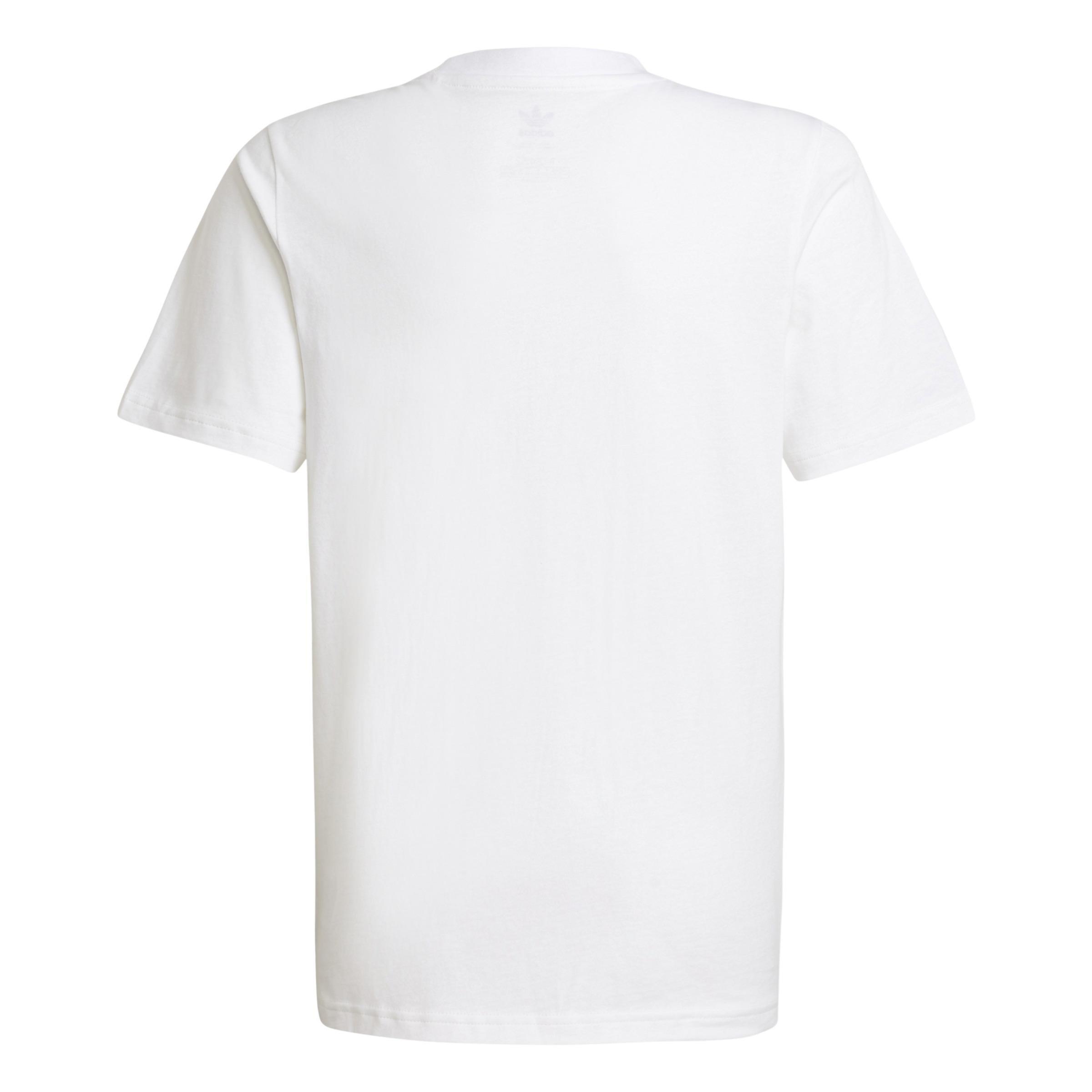 Unisex Kids Adicolor T-Shirt, White, A901_ONE, large image number 2