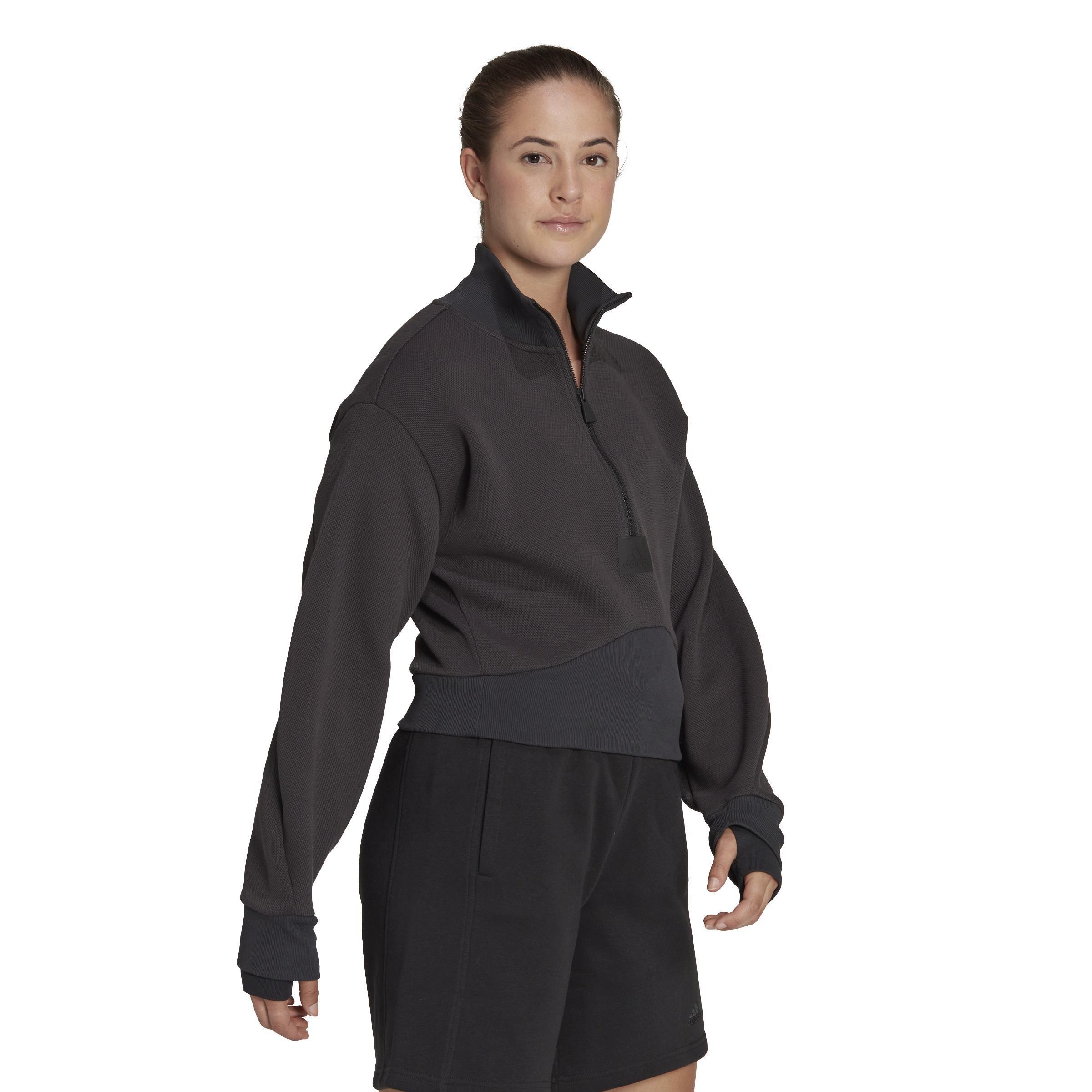 Boa Sweatshirt, Black, A901_ONE, large image number 1