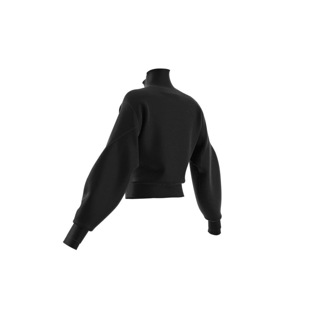 Women Boa Sweatshirt, Black, A901_ONE, thumbnail image number 8