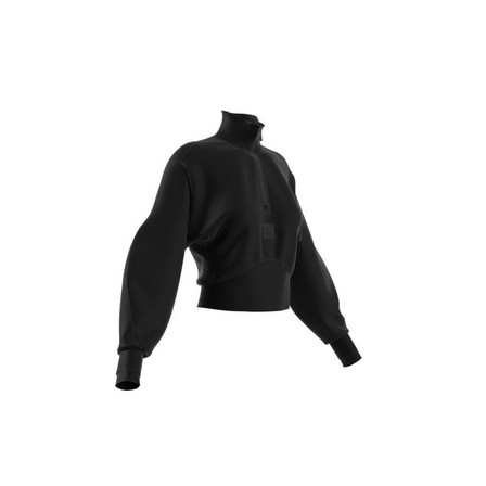 Women Boa Sweatshirt, Black, A901_ONE, large image number 10