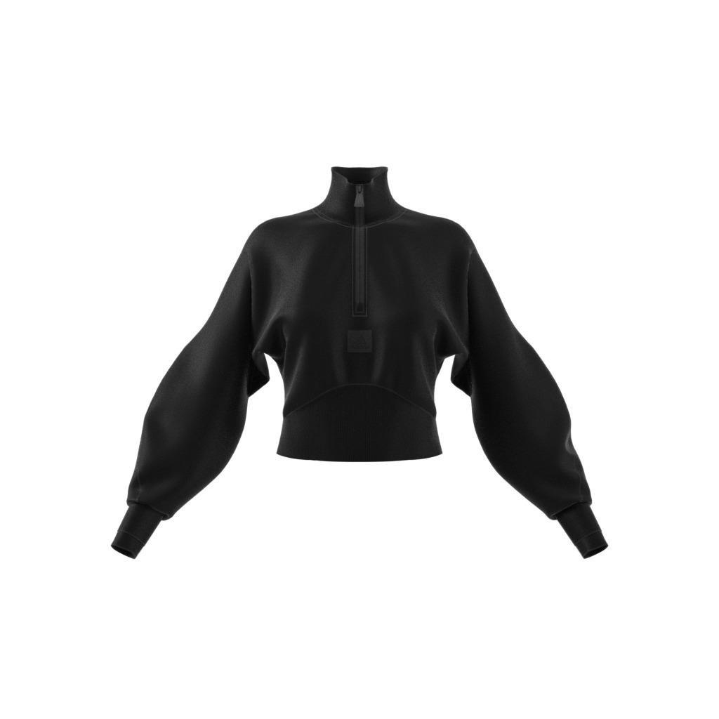 Women Boa Sweatshirt, Black, A901_ONE, thumbnail image number 11