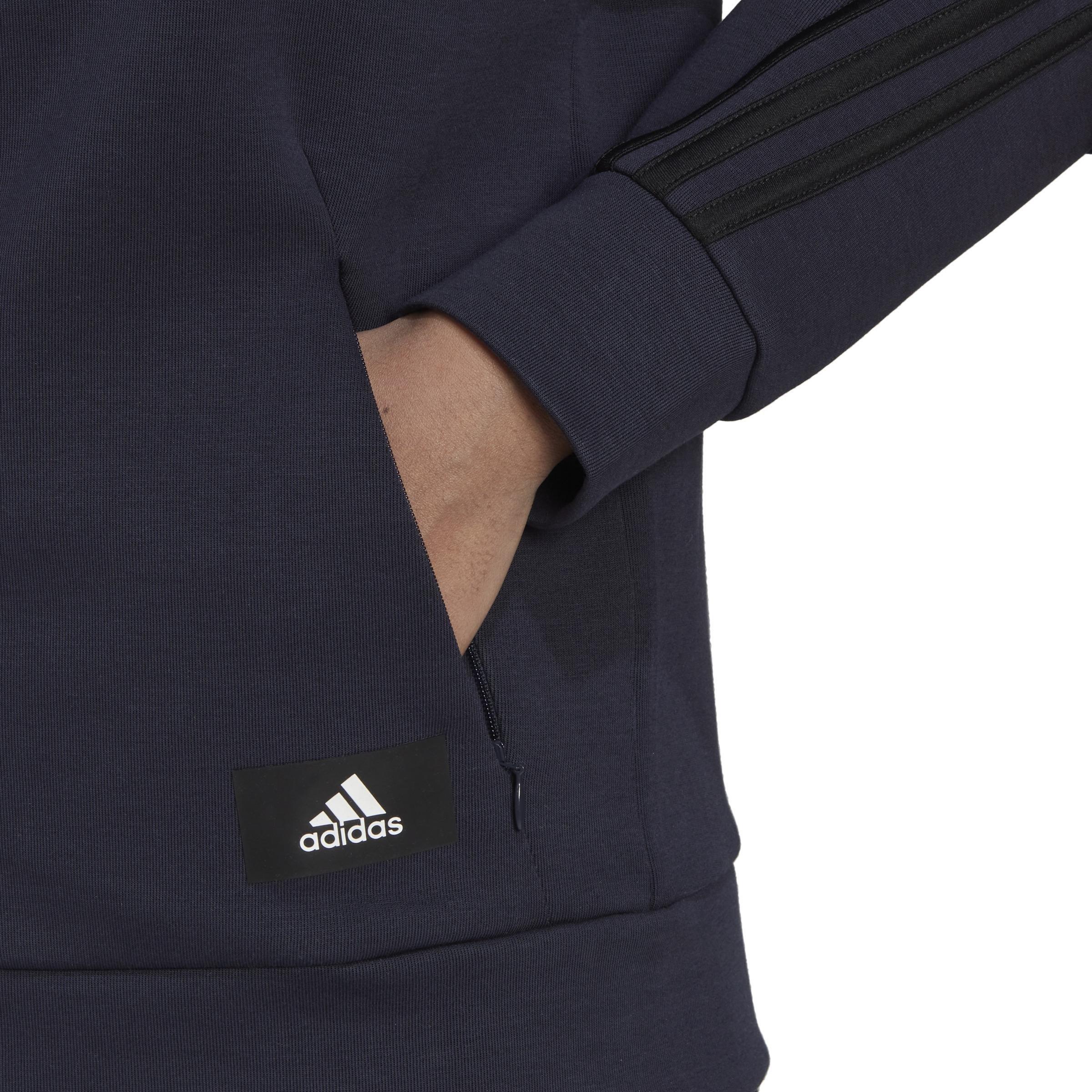adidas Sportswear Future Icons 3-Stripes Hooded Track Top, Blue, A901_ONE, large image number 5