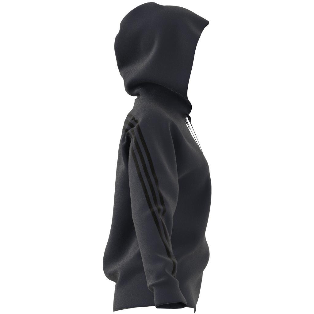 adidas Sportswear Future Icons 3-Stripes Hooded Track Top, Blue, A901_ONE, large image number 6