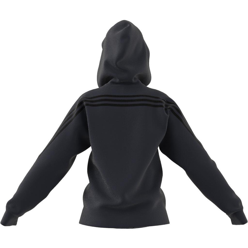 adidas Sportswear Future Icons 3-Stripes Hooded Track Top, Blue, A901_ONE, large image number 12