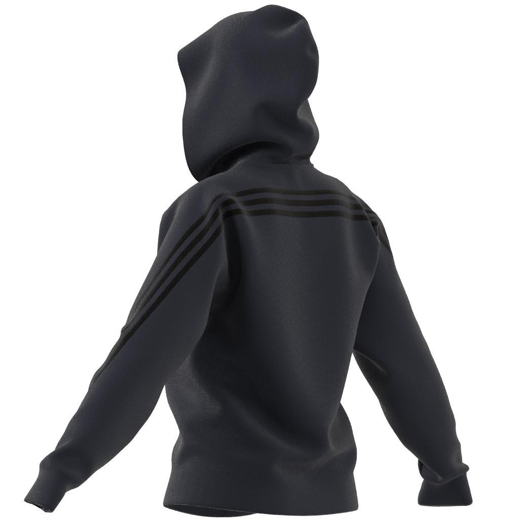 adidas Sportswear Future Icons 3-Stripes Hooded Track Top, Blue, A901_ONE, large image number 14
