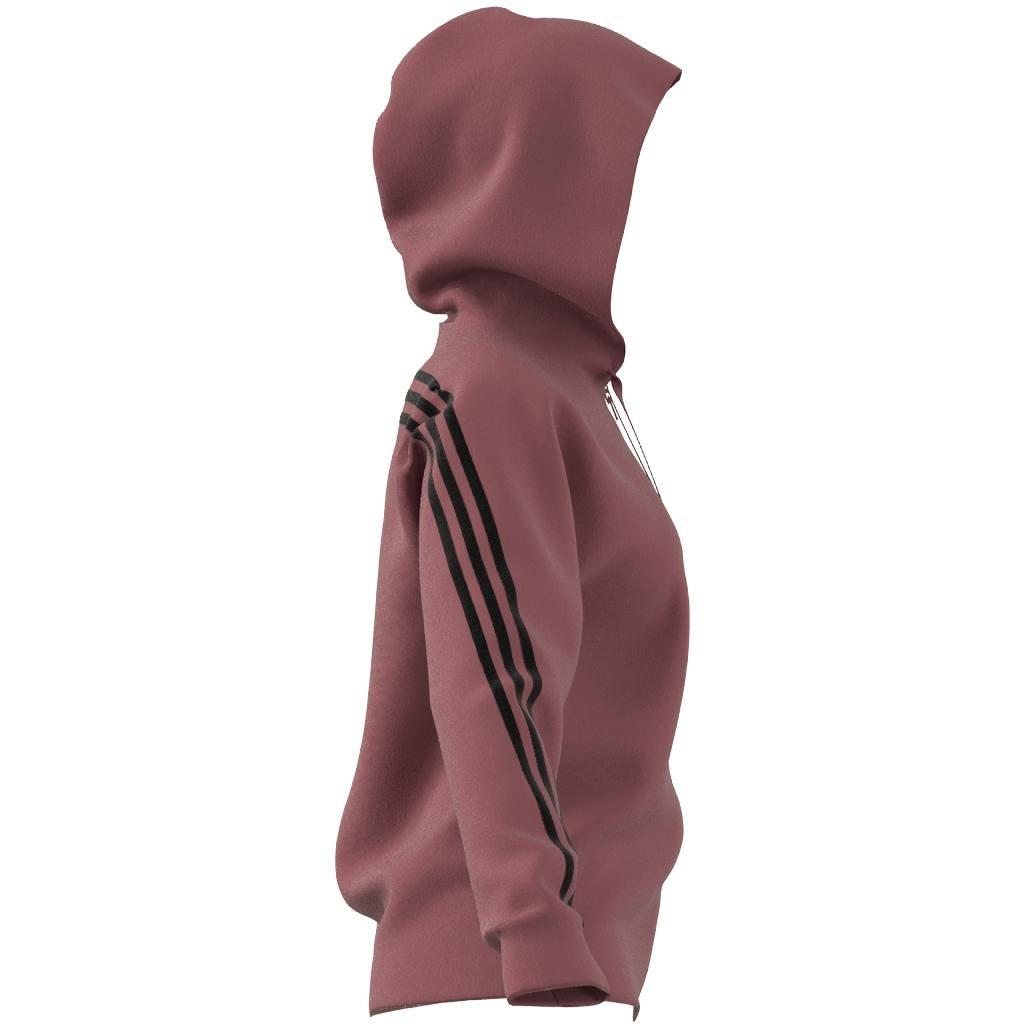 adidas Sportswear Future Icons 3-Stripes Hooded Track Top, Red, A901_ONE, large image number 7