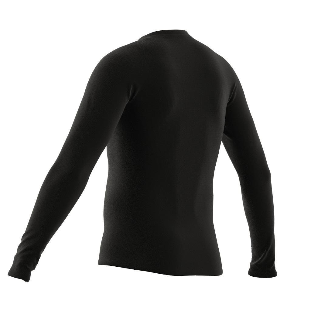 Techfit Training Long-Sleeve Top, Black, A901_ONE, large image number 2