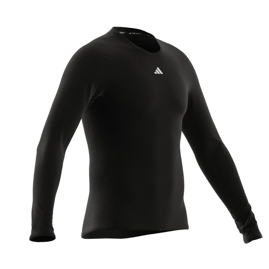 Techfit Training Long-Sleeve Top, Black, A901_ONE, large image number 5