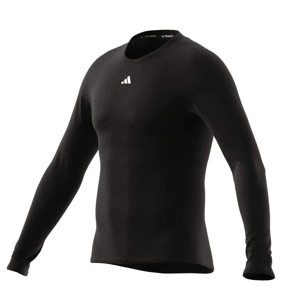 Techfit Training Long-Sleeve Top, Black, A901_ONE, large image number 8