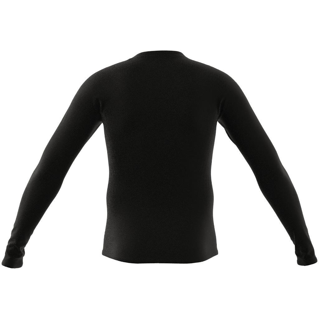 Techfit Training Long-Sleeve Top, Black, A901_ONE, large image number 9