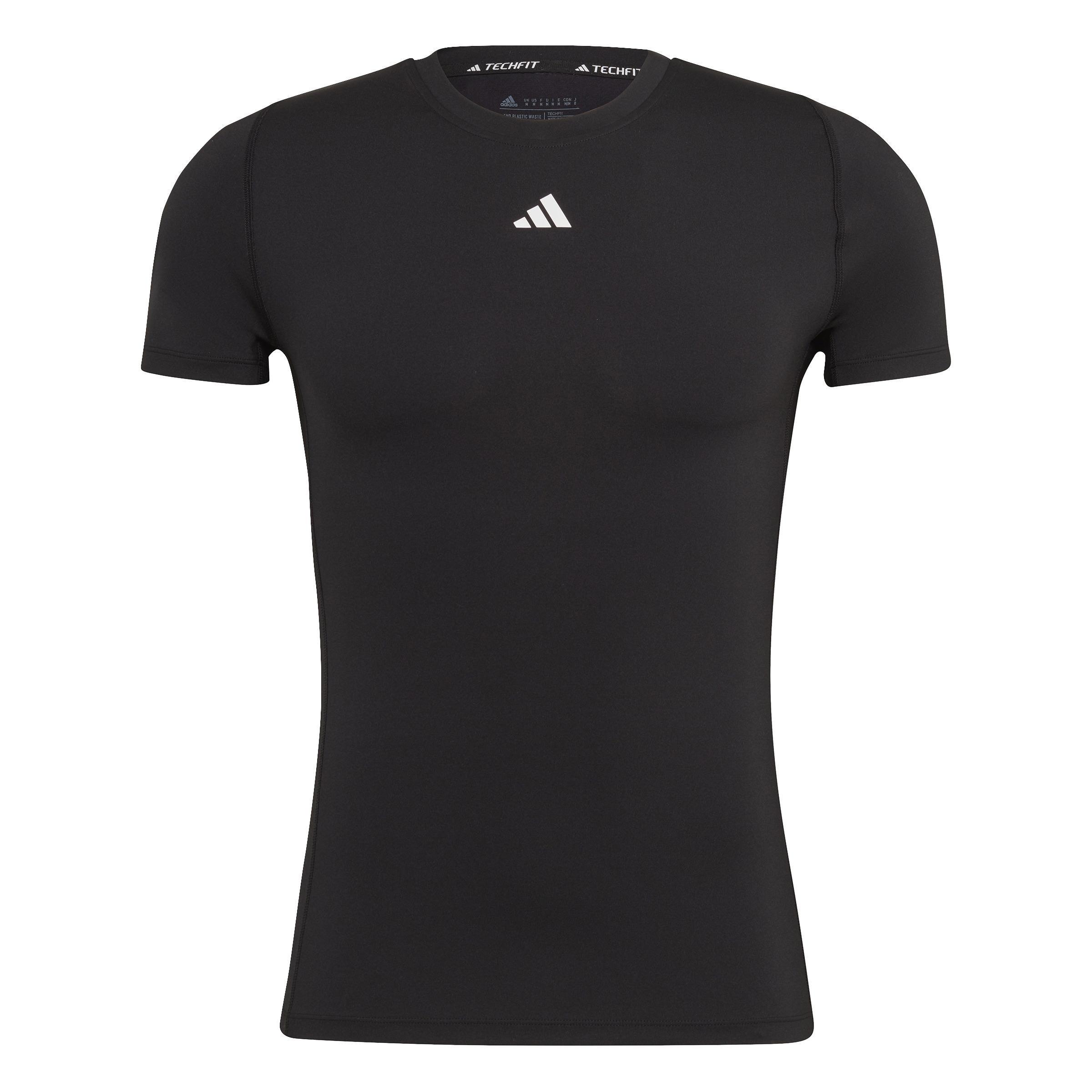 Techfit Training T-Shirt, Black, A901_ONE, large image number 1