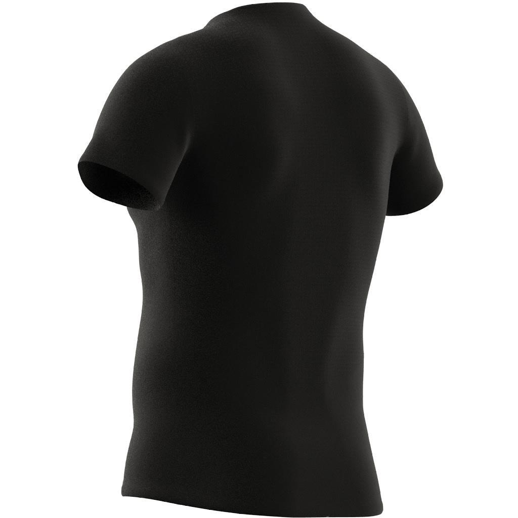 Techfit Training T-Shirt, Black, A901_ONE, large image number 2