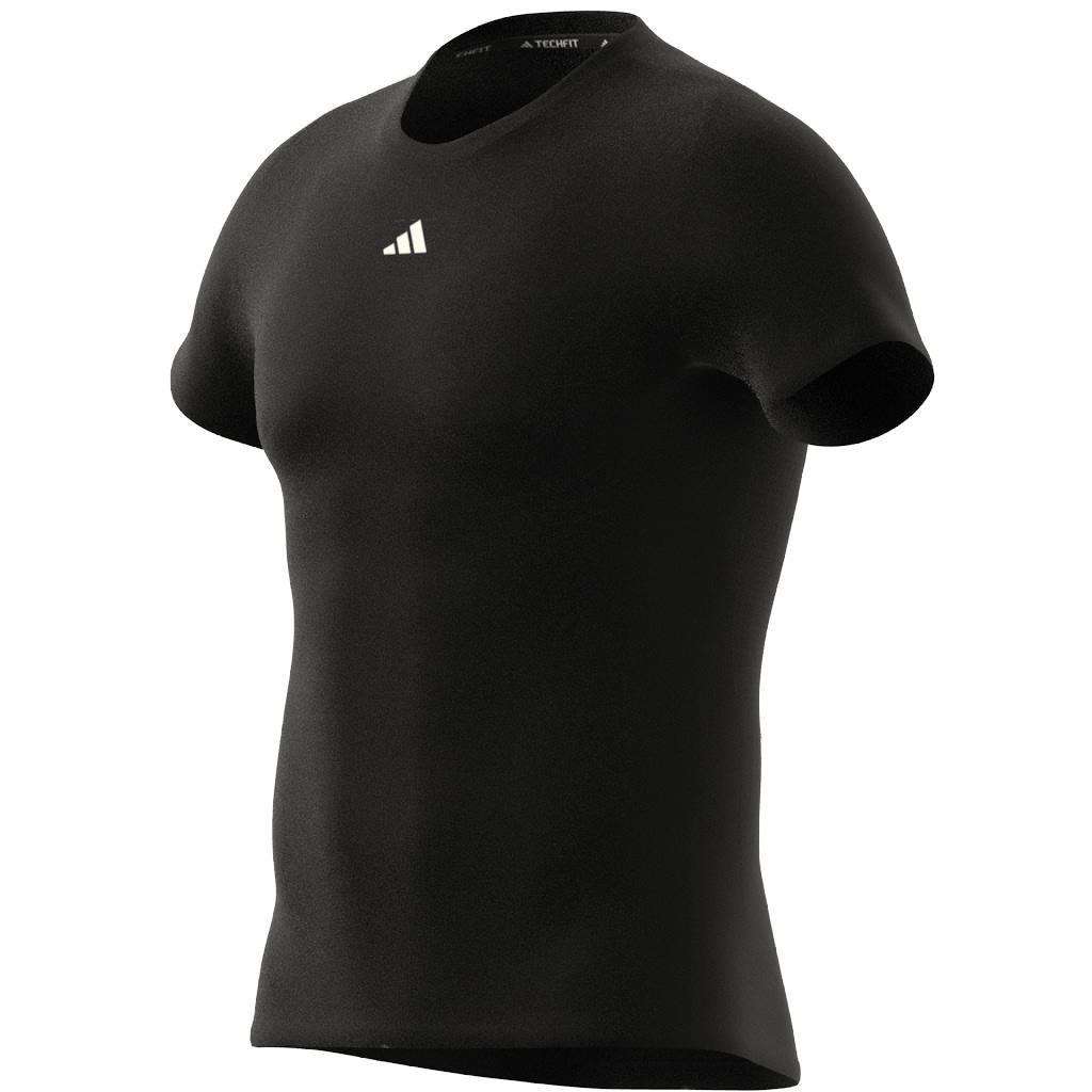Techfit Training T-Shirt, Black, A901_ONE, large image number 3