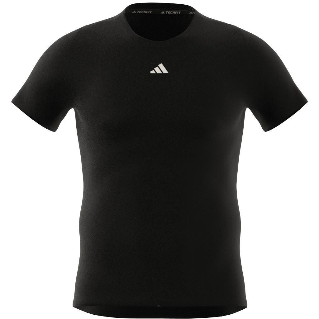 Techfit Training T-Shirt, Black, A901_ONE, large image number 7