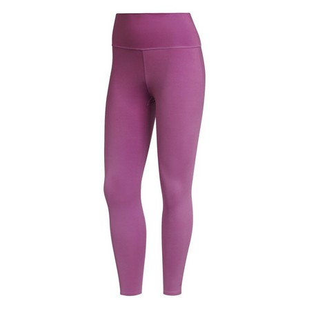 Women Optime Training Luxe 7/8 Leggings, Purple, A901_ONE, large image number 2