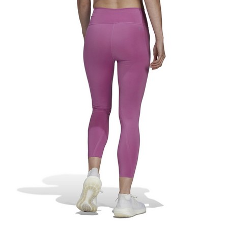 Women Optime Training Luxe 7/8 Leggings, Purple, A901_ONE, large image number 4