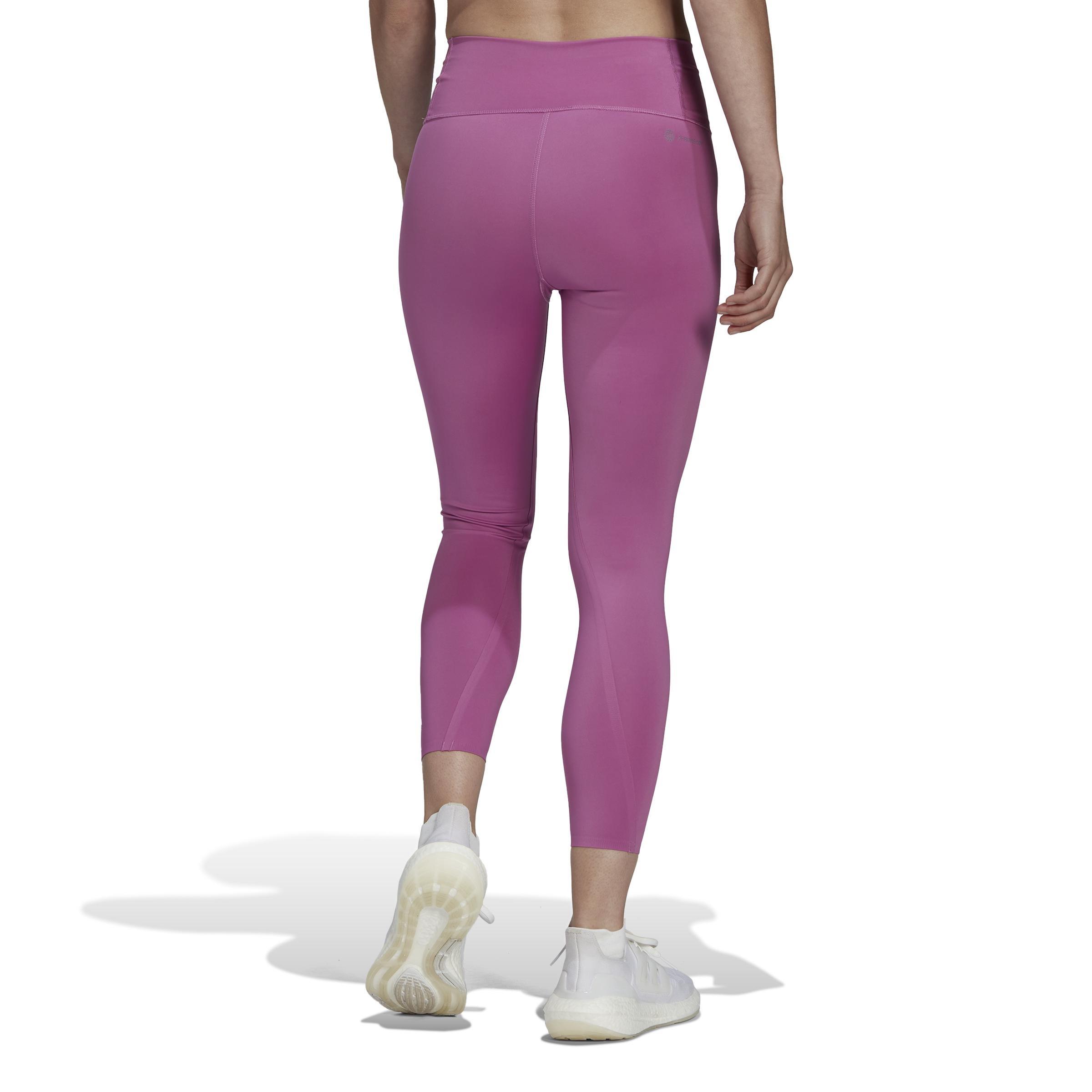 Optime Training Luxe 7/8 Leggings, Purple, A901_ONE, large image number 4