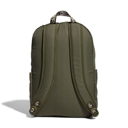 Unisex Adicolor Backpack, Green, A901_ONE, large image number 3