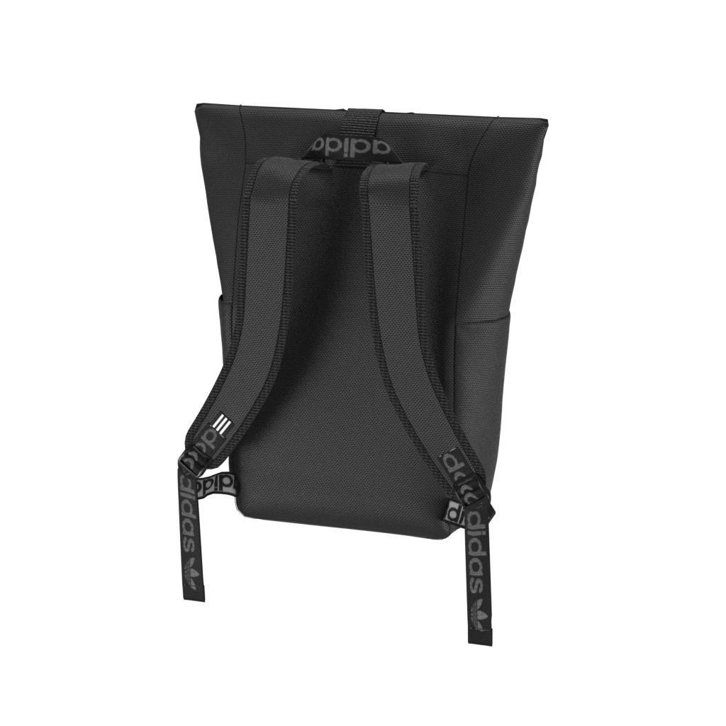 Unisex Adicolor Classic Roll-Top Backpack, Black, A901_ONE, large image number 7
